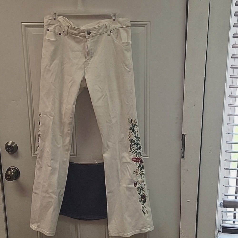 White jeans